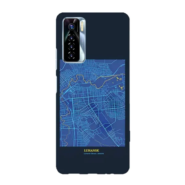 Чохол з принтом «Луганськ» для TECNO Camon 17 Pro