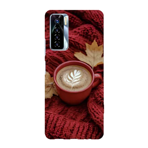 Чехол с принтом «Кофе на пледе» для TECNO Camon 17 Pro Чехол с принтом «Кофе на пледе» для TECNO Camon 17 Pro
