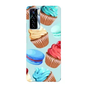 Чехлы с Фруктами для TECNO Camon 17 Pro (VPrint) (Кексики)
