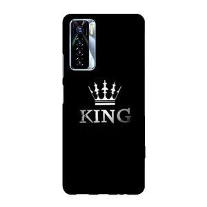 Чохол з Короною ТЕКНО Камон 17 Про - (AlphaPrint) (KING)