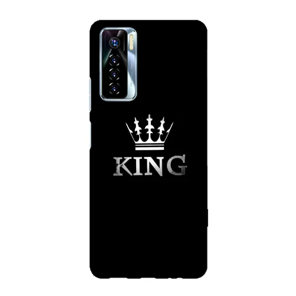 Чохол з принтом «KING» для TECNO Camon 17 Pro