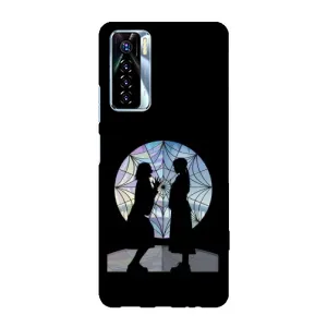 Чехлы Венсдей на TECNO Camon 17 Pro Уэнсдей (AlphaPrint) (комната Уэнздей)