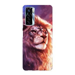Чехол со Львом для TECNO Camon 17 Pro (VPrint) (Красочный Лев)