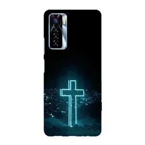 Чехол для TECNO Camon 17 Pro (AlphaPrint) - (Христианские)