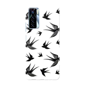 Чехол с птицами на TECNO Camon 17 Pro (VPrint)