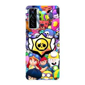 Чехол для TECNO Camon 17 Pro Бравл Старс (VPrint)