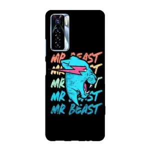 Чохли Містер Біст для ТЕКНО Камон 17 Про (logo Mr beast)