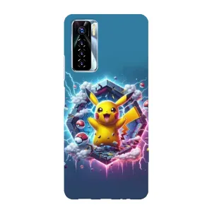 Чохол з Пікачу на TECNO Camon 17 Pro (Лого Пікачу)