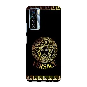 Чохли VERSACE для ТЕКНО Камон 17 Про (PREMIUMPrint) (Logo Versace)