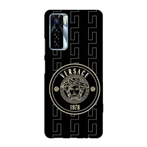 Чохли VERSACE для ТЕКНО Камон 17 Про (PREMIUMPrint) (Лого Версаче)