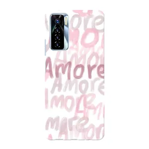 Чохол з розовим принтом для TECNO Camon 17 Pro (Аморе любов)