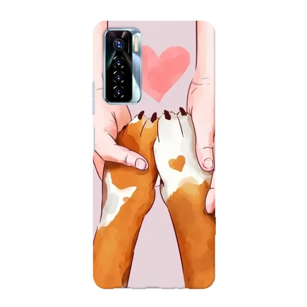 Чехол с принтом «Любовь к собакам» для TECNO Camon 17 Pro Чехол с принтом «Любовь к собакам» для TECNO Camon 17 Pro