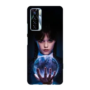 Чехол с дизайном Венздей 2 на TECNO Camon 17 Pro (Магическая сфера Уэнздей)
