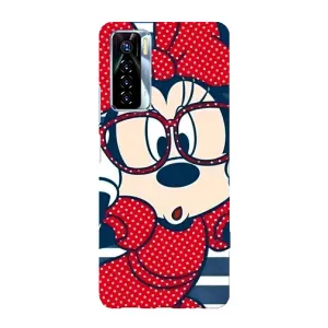 Эксклюзивный чехол для TECNO Camon 17 Pro (AlphaPrint - Мультяшные) (Маус в очках)