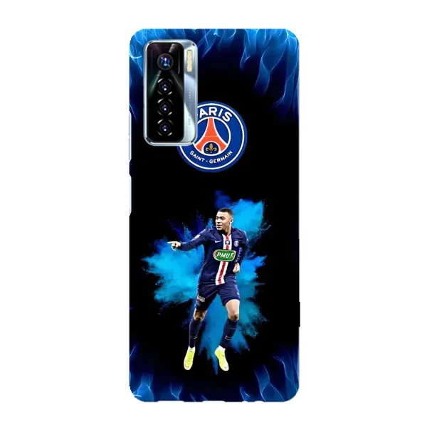 Чохол з принтом «Мбаппе у вогні» для TECNO Camon 17 Pro