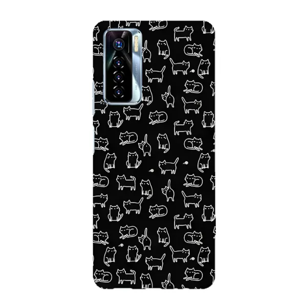 Чехол с принтом «Меленькие котики» для TECNO Camon 17 Pro Чехол с принтом «Меленькие котики» для TECNO Camon 17 Pro