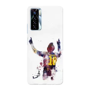 Чехлы Месси для TECNO Camon 17 Pro (AlphaPrint) (Messi Barca)
