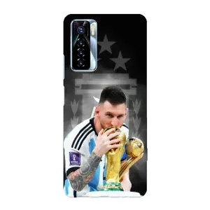 Чохол з принтом «Мессі Чемпіон» для TECNO Camon 17 Pro