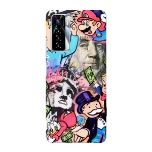 Чохли з крутими принтами для TECNO Camon 17 Pro - (PREMIUMPrint) (Monopoly man)