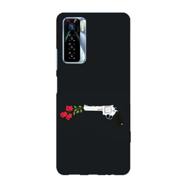 Чехол с принтом «Неожиданные цветы» для TECNO Camon 17 Pro