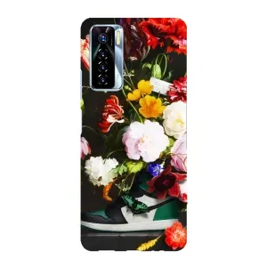 Бренднові Чохли для TECNO Camon 17 Pro - (PREMIUMPrint) (Nike цветы)