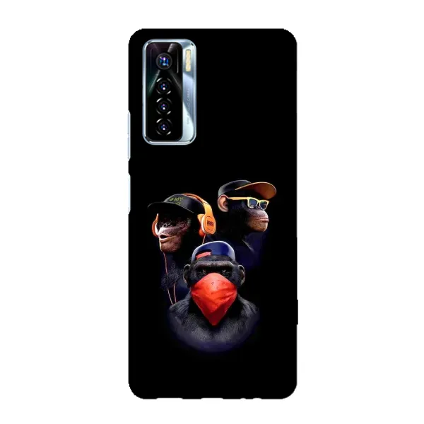 Чохол з принтом «Три мавпи» для TECNO Camon 17 Pro Чохол з принтом «Три мавпи» для TECNO Camon 17 Pro