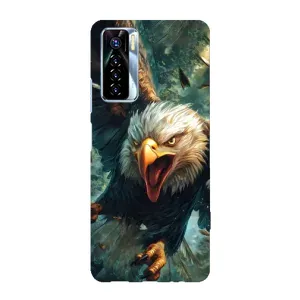 Чехол с картинкой «Хищники» для TECNO Camon 17 Pro (Орел в полете)
