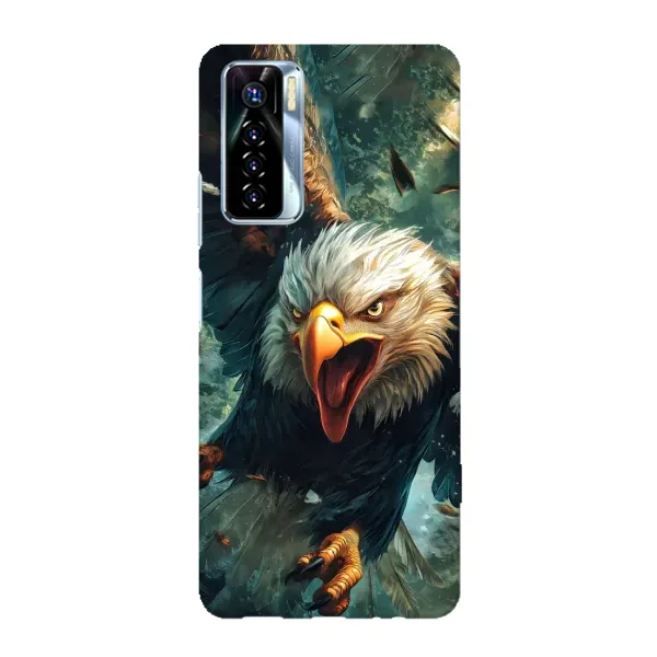 Чехол с принтом «Орел в полете» для TECNO Camon 17 Pro