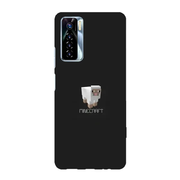 Чохол з принтом «Овечка Майнкрафт» для TECNO Camon 17 Pro Чохол з принтом «Овечка Майнкрафт» для TECNO Camon 17 Pro
