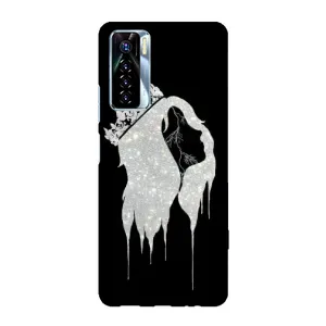 Чохол з Короною ТЕКНО Камон 17 Про - (AlphaPrint) (Принцеса)