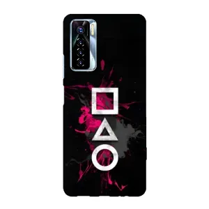 Чехол с принтом «Символы Игра кальмара» для TECNO Camon 17 Pro