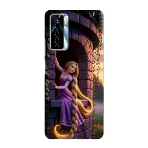 Чохол Рапунцель для TECNO Camon 17 Pro (Рапунцель на вежі)