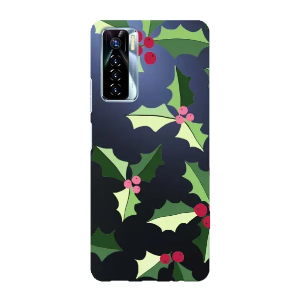 Чехол с принтом «Рождественский фон» для TECNO Camon 17 Pro