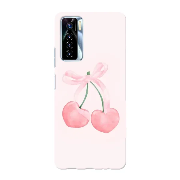 Чохол з принтом «Рожеві вишні» для TECNO Camon 17 Pro Чохол з принтом «Рожеві вишні» для TECNO Camon 17 Pro