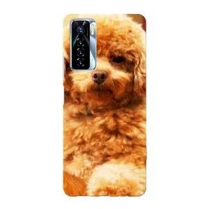 Чехол с принтом «Щенок Бишон» для TECNO Camon 17 Pro