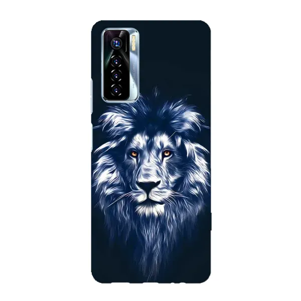 Чехол с принтом «Синий Лев» для TECNO Camon 17 Pro Чехол с принтом «Синий Лев» для TECNO Camon 17 Pro