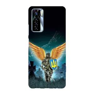 Чехол с принтом «Солдат ЗСУ» для TECNO Camon 17 Pro