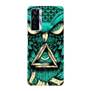 Чохол з принтом «Сова з оком» для TECNO Camon 17 Pro
