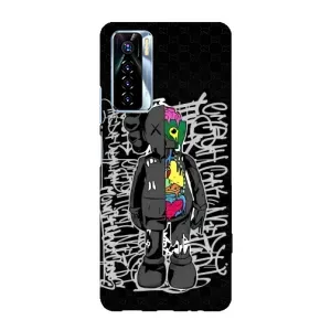 Чохли для TECNO Camon 17 Pro - Bearbrick Louis Vuitton (PREMIUMPrint) (Стиль Bearbrick)