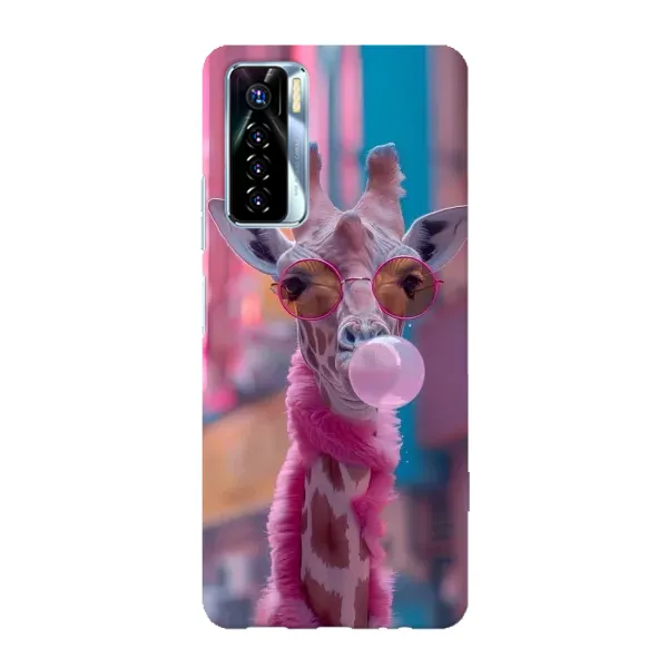 Чехол с принтом «Стильный жирав» для TECNO Camon 17 Pro