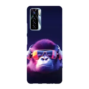 Чохол з Мавпами TECNO Camon 17 Pro - (AlphaPrint) (Стильна мавпа)