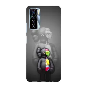 Чохли для TECNO Camon 17 Pro - Bearbrick Louis Vuitton (PREMIUMPrint) (Тіло Bearbrick)