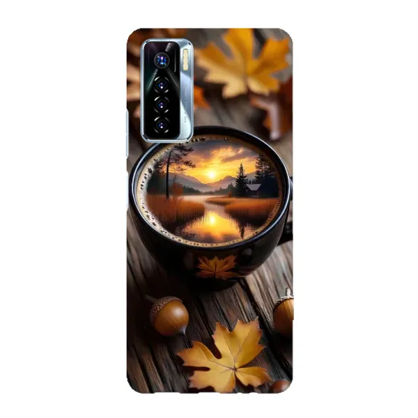 Чехол с принтом «Темный кофе» для TECNO Camon 17 Pro Чехол с принтом «Темный кофе» для TECNO Camon 17 Pro