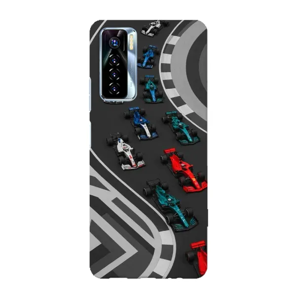 Чохол з принтом «Траса Ф1» для TECNO Camon 17 Pro