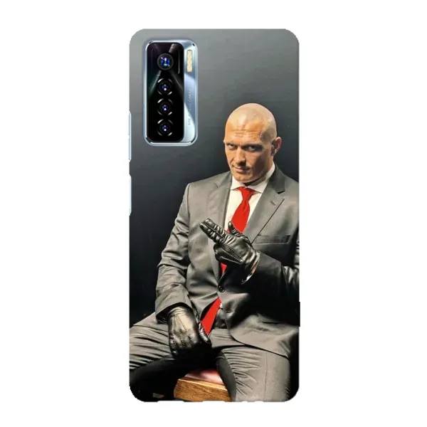 Чохол з принтом «Усик Hitman» для TECNO Camon 17 Pro