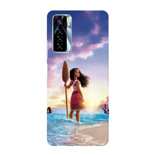 Чехол с принтом «Моана с веслом» для TECNO Camon 17 Pro