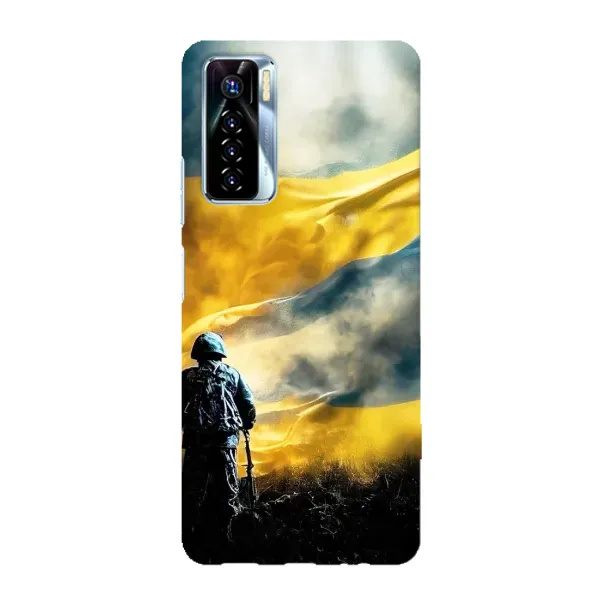 Чехол с принтом «Война» для TECNO Camon 17 Pro