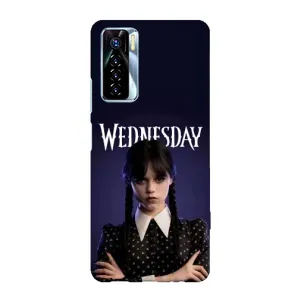 Чехлы Венсдей на TECNO Camon 17 Pro Уэнсдей (AlphaPrint) (Wednesday)