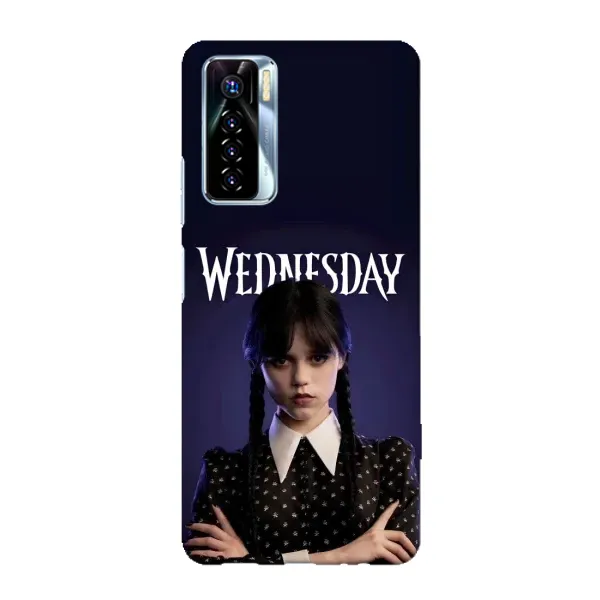 Чехол с принтом «Wednesday» для TECNO Camon 17 Pro