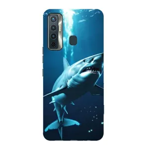 Чехол с принтом «Акула под водой» для TECNO Camon 17